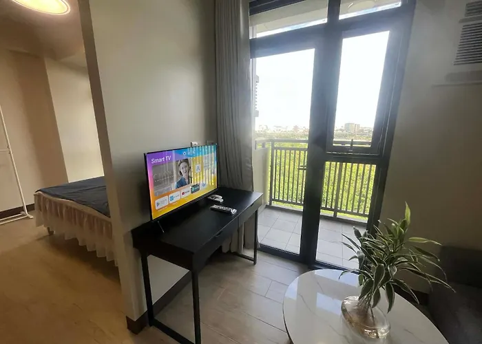 شقة Gentry Manor Wifi Tv&balcony View Near Okada Naia